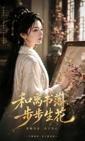 短剧《和离书落，步步生花》海报