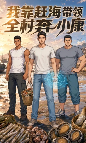 短剧《我靠赶海带领全村奔小康》海报
