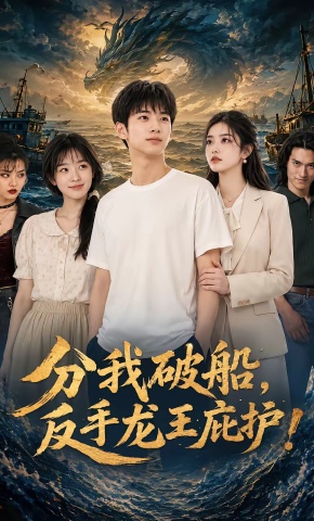 短剧《分我破船，反手龙王庇护！》海报