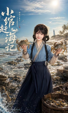 短剧《小绾赶海记》海报