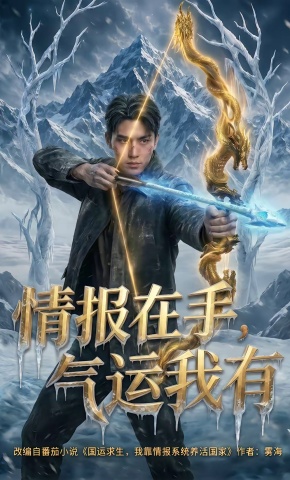 短剧《情报在手，气运我有》海报