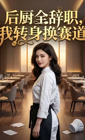 短剧《后厨全辞职，我转身换赛道》海报