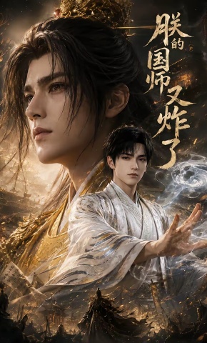 短剧《朕的国师又炸了》海报