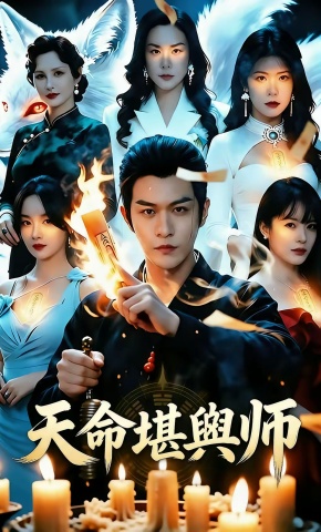 短剧《天命堪舆师》海报