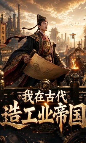 短剧《我在古代造工业帝国》海报