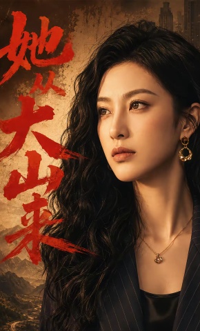 短剧《她从大山来》海报