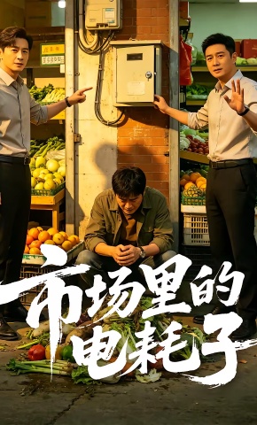 短剧《市场里的电耗子》海报