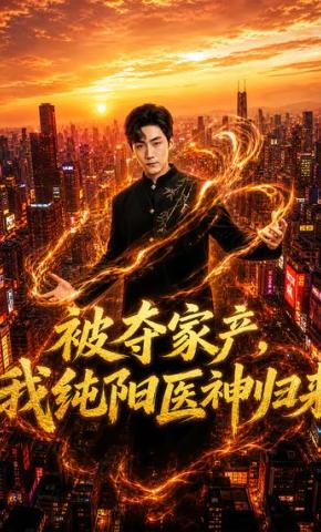 短剧《被夺家产，我纯阳医神归来》海报