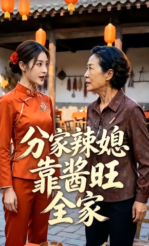 短剧《分家辣媳靠酱旺全家》海报