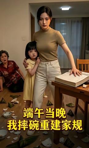 短剧《端午当晚，我摔碗重建家规》海报