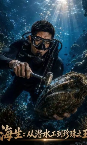 短剧《海生：从潜水工到珍珠之王》海报