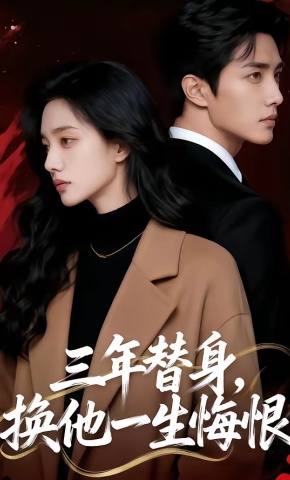 短剧《三年替身，换他一生悔恨》海报