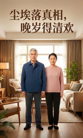 短剧《尘埃落真相，晚岁得清欢》海报