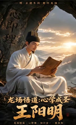 短剧《龙场悟道：心学成圣王阳明》海报