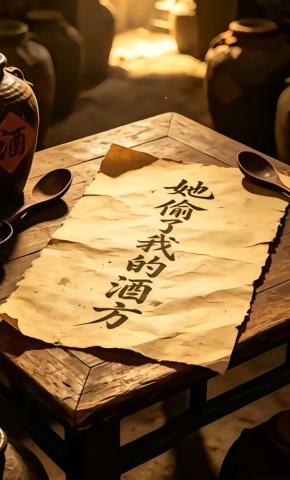 短剧《她偷了我的酒方》海报