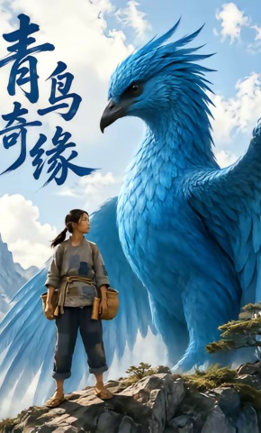 短剧《青鸟奇缘》海报