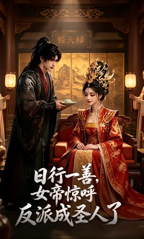短剧《日行一善，女帝惊呼反派竟成圣人了》海报