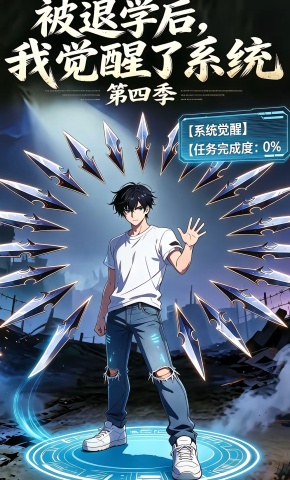 短剧《被退学后，我觉醒了系统第四季》海报