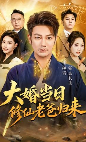 短剧《大婚当日修仙老爸归来》海报