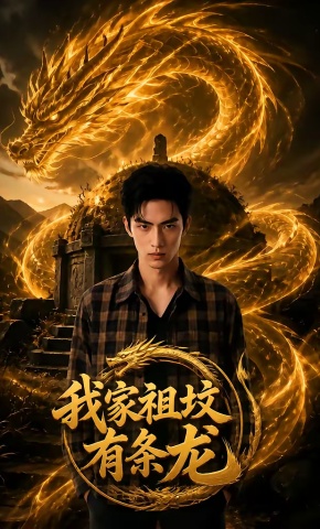 短剧《我家祖坟有条龙》海报