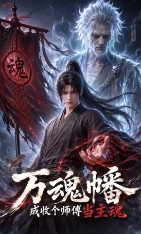短剧《万魂幡成收个师傅当主魂》海报