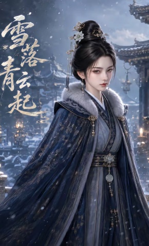 短剧《雪落青云起》海报