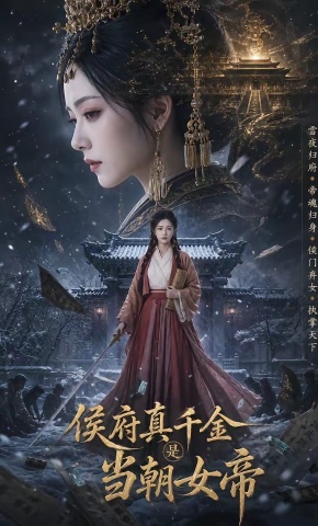 短剧《侯府真千金是当朝女帝》海报