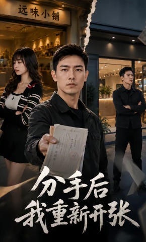 短剧《分手后，我重新开张》海报