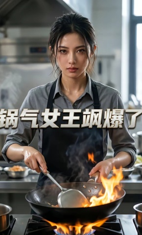 短剧《锅气女王飒爆了》海报