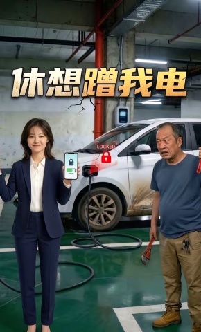 短剧《休想蹭我电》海报