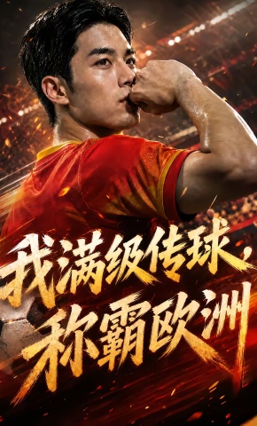 短剧《我满级传球，称霸欧洲》海报