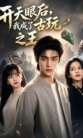 短剧《开天眼后我成了古玩之王》海报