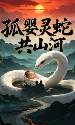 短剧《孤婴灵蛇共山河》海报
