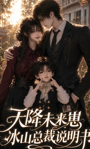 短剧《天降未来崽：冰山总裁说明书》海报