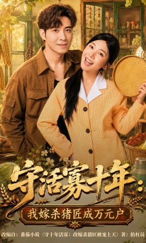 短剧《守活寡十年：我嫁杀猪匠成万元户》海报