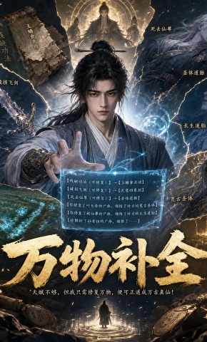 短剧《万物补全》海报