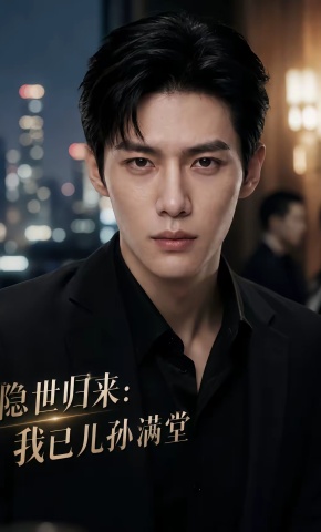 短剧《隐世归来：我已儿孙满堂》海报