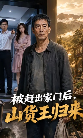 短剧《被赶出家门后，山货王归来》海报