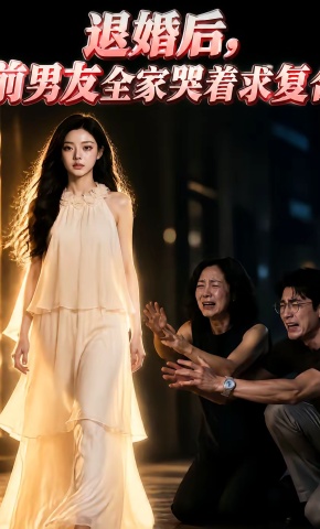 短剧《退婚后，前男友全家哭着求复合》海报