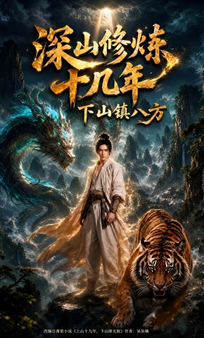 短剧《深山修炼十几年下山镇八方》海报