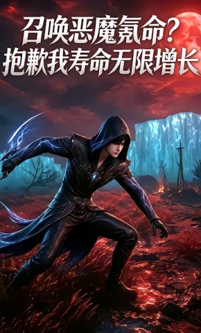 短剧《召唤恶魔氪命？抱歉我寿命无限增长》海报