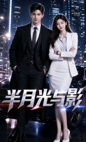 短剧《半月光与影》海报