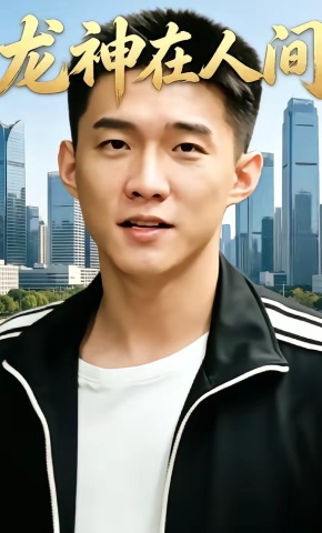 短剧《龙神在人间》海报