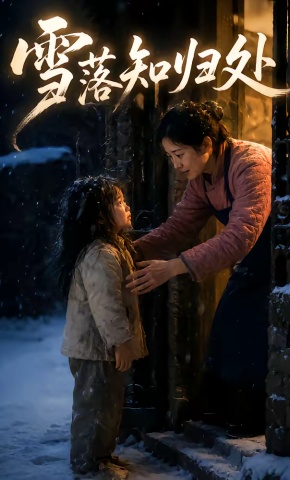 短剧《雪落知归处》海报