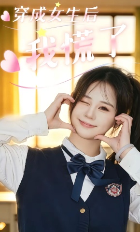 短剧《穿成女生后我慌了》海报