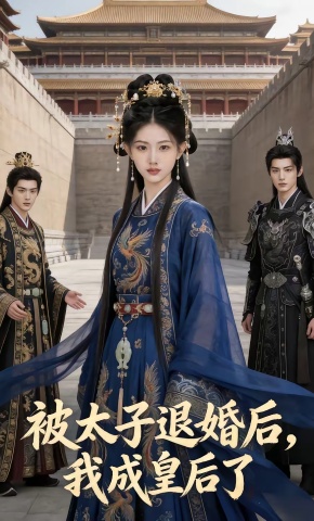 短剧《被太子退婚后，我成皇后了》海报