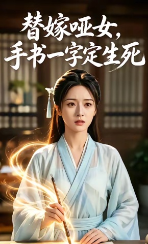 短剧《替嫁哑女，手书一字定生死》海报