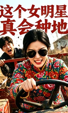 短剧《这个女明星真会种地》海报