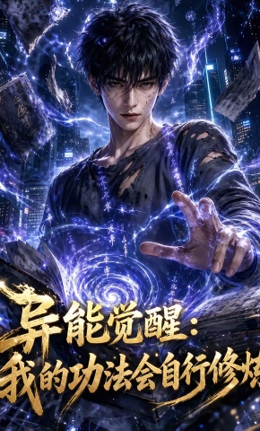 短剧《异能觉醒：我的功法会自行修炼》海报