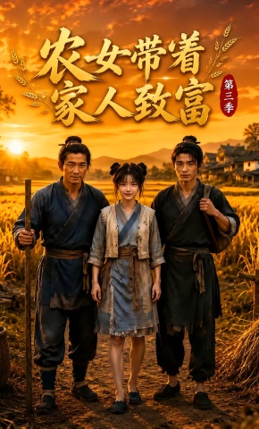 短剧《农女带着家人致富第三季》海报